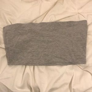 Grey tube top